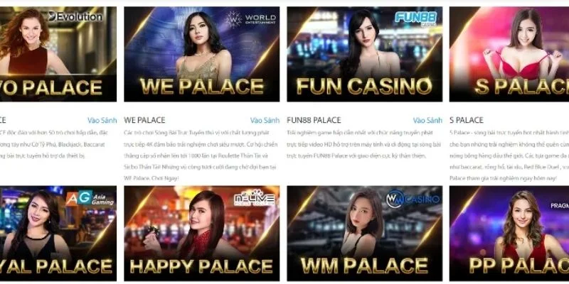 Sảnh trò chơi Fun88 hấp dẫn với hàng nghìn game chơi mới lạ.